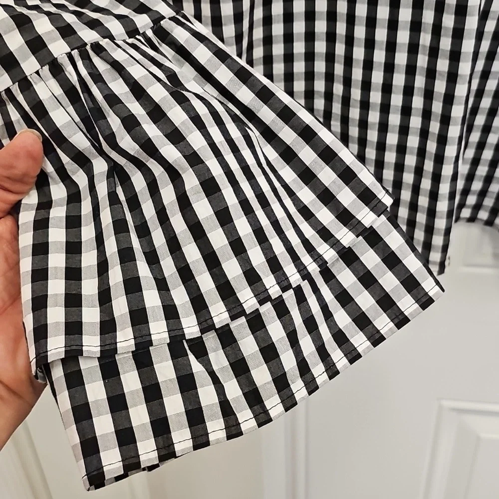 Halogen, Gingham, Blouse, Office, Party, Casual, Basic, Relax, Baggy, Lightweigh - Picture 2 of 5